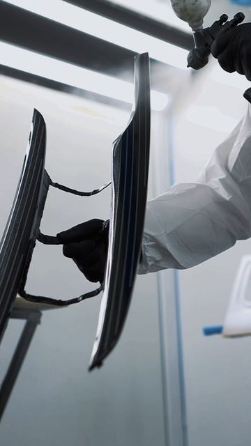 Один из этапов производства | Покрытие деталей MBS