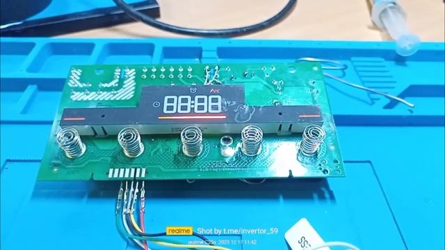 Ремонт модуля духового шкафа Gorenje, модель BOSB6737E06X. Замена микроконтроллера CY8C4025AZI-S413