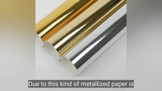Серебро или золото Металлизированная пленка #metalizedpaper #laminatedpaper