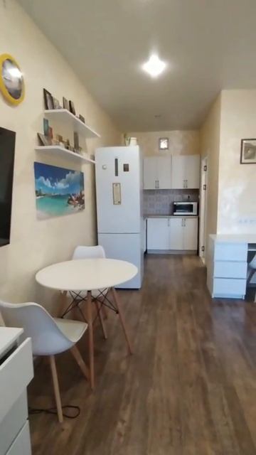 Однокомнатная квартира-студия в Севастополе 30 м². Обзоры квартир в Крыму.