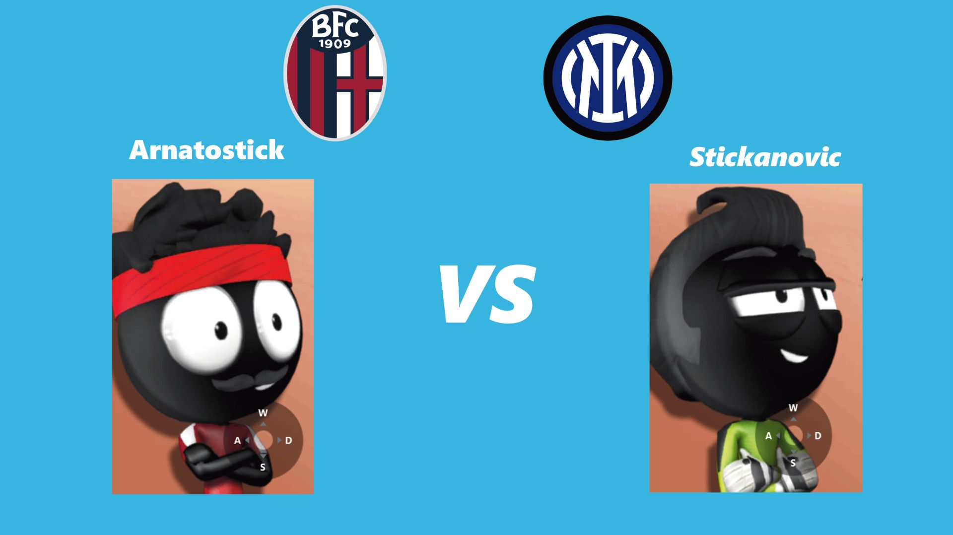 БОЛОНЬЯ - ИНТЕР / ИГРАЮ В STICKMAN SOCCER 2018