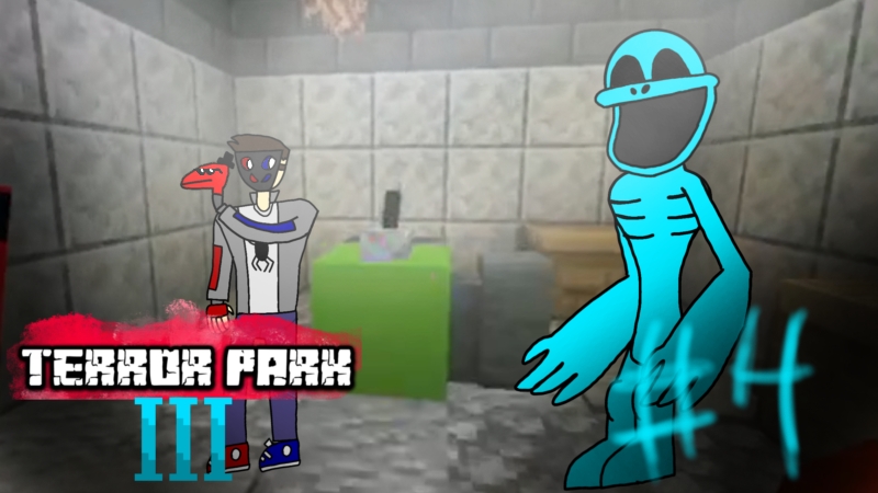 я прохожу карту Terror Park Chapter 3 в Майнкрафт бедроке #4 финал, #minecraft #horror