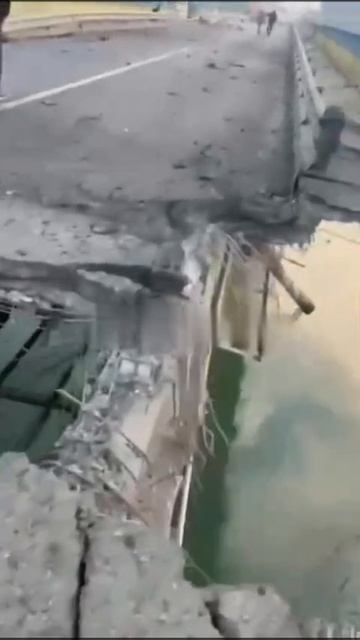 результат удара по мосту Одесса-Рени