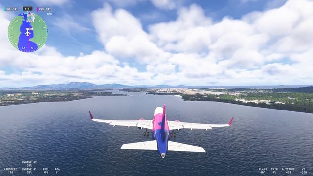 A 320 (V2) MSFS 2024 Приземление Камрань (Вьетнам-Нячанг)