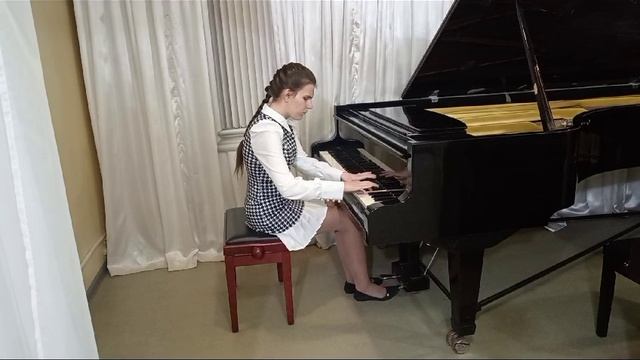 Березуева Арина 14 лет.  Я. Сибелиус Арабеска