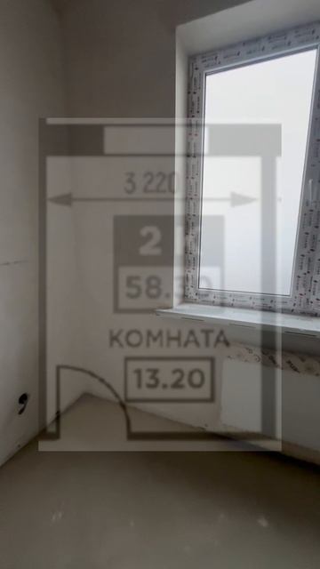 2к квартира в ЖК Открытие