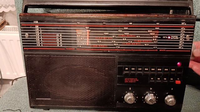 радиоприемник ВЕРАС 225 УКВ перестроен