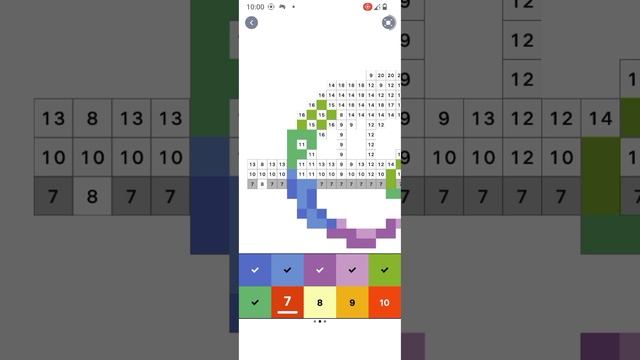 Pixel Art хамелеон на карандаше( лёгкий )