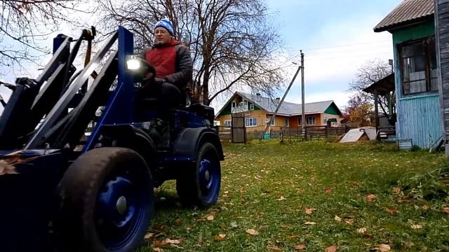 Мой 5-й по счёту погрузчик. ОБКАТКА_МОТОРА