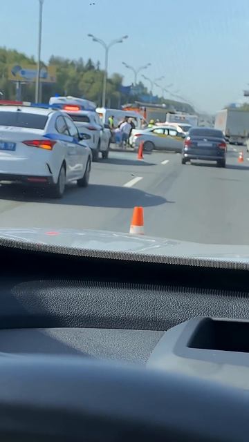 ДТП мкад 99-й км #automobile  30.08.2025