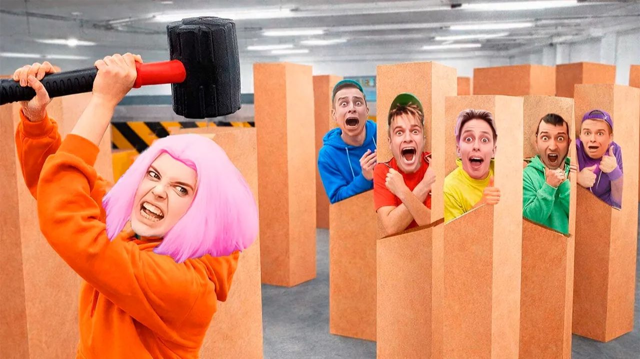 ЭКСТРЕМАЛЬНЫЕ ИГРЫ В ПРЯТКИ В КОРОБКАХ, ШКАФЧИКАХ И СЕЙФАХ!!!