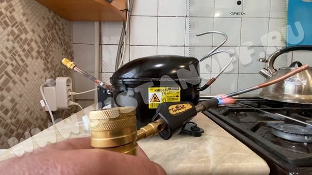 Ремонт Холодильников - МОНТАЖ НОВОГО КОМПРЕССОРА НА БЫТОВОЙ ХОЛОДИЛЬНИК