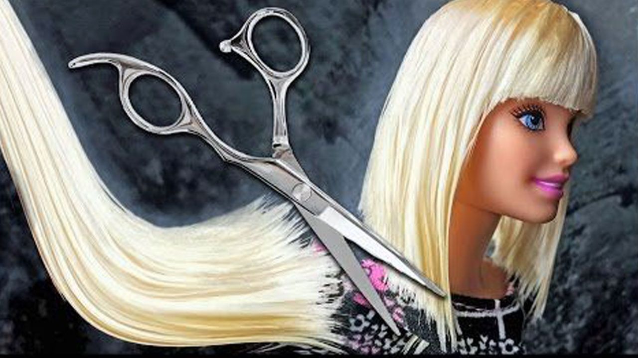 Стрижка для куклы — боб с челкой