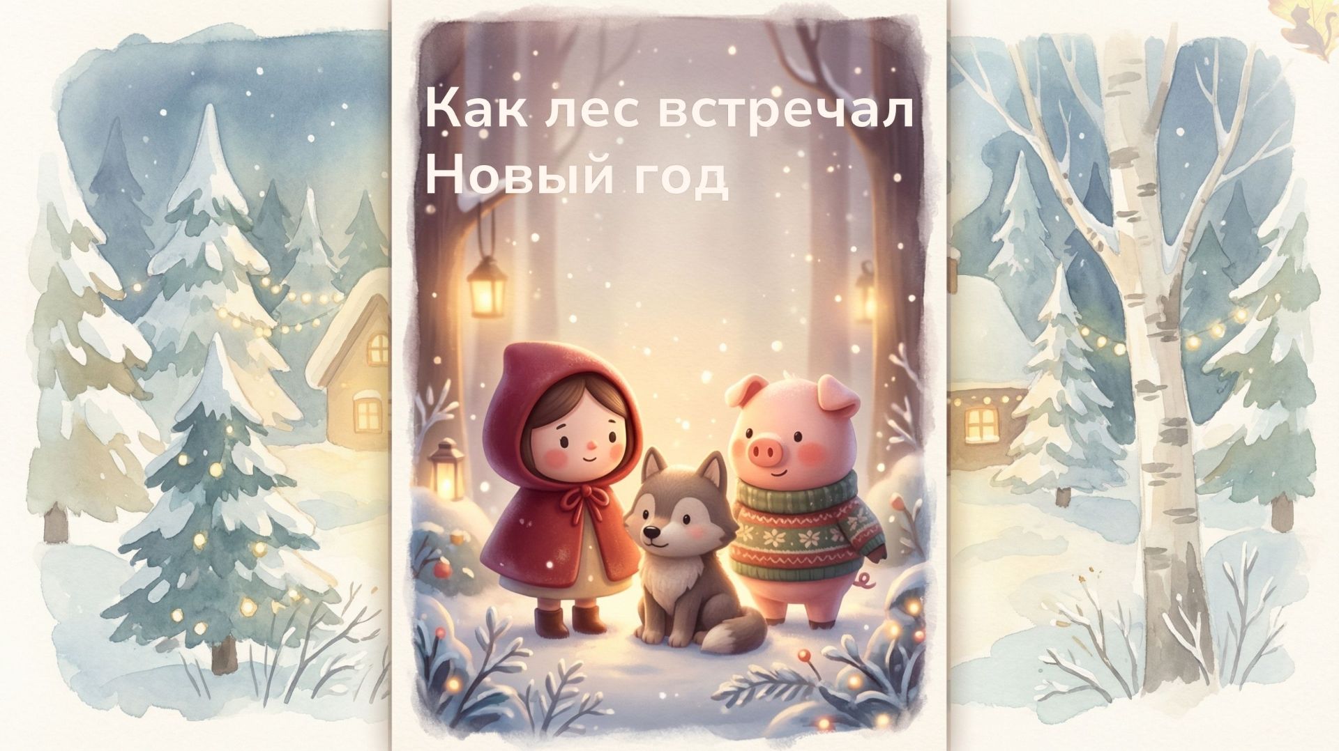 🎄 Как лес встречал Новый год ❄️ | Зимняя сказка без слов ✨