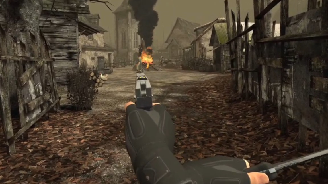 Resident Evil 4 VR с первым пистолетом # 2