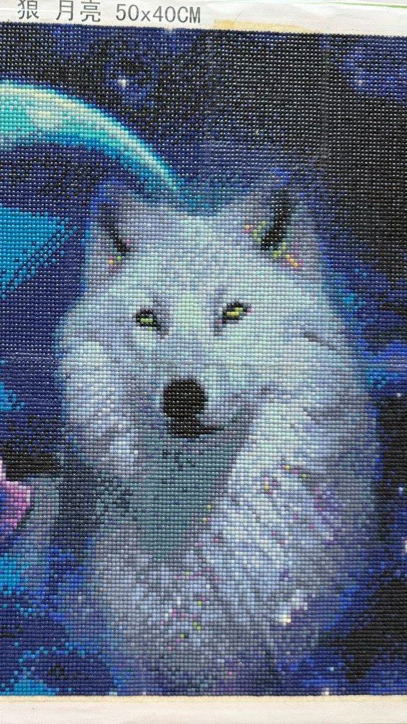 Картина «Белый волк» – энергия уверенности, смелости и успеха