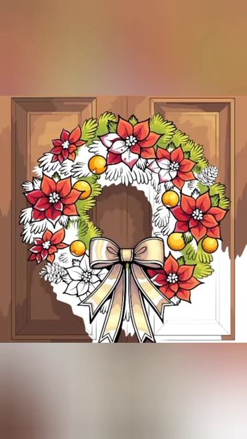 раскраска винок