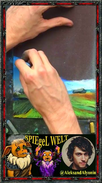 Фермы Хориниса, рисунок [арт по мотивам игры Готика 2]