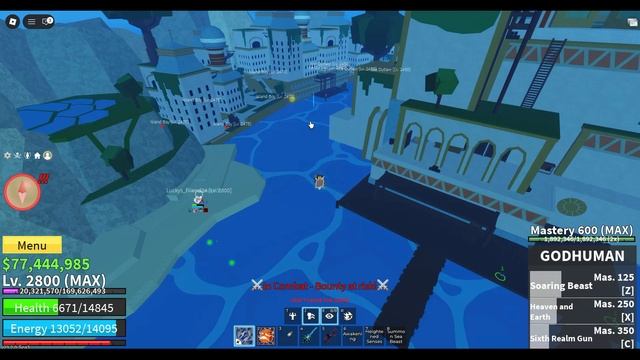 Баунти Хант на Пейн. Blox Fruits!