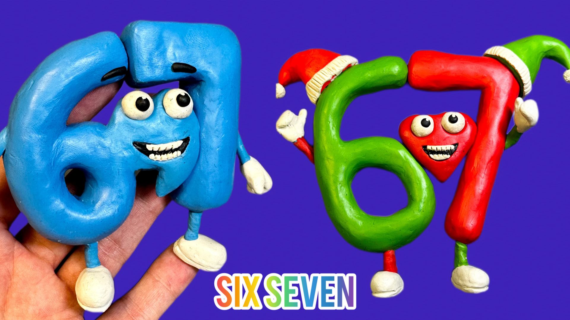Six Seven (Сикс Сэвэн) из пластилина