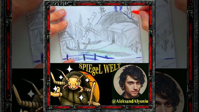 Ферма Лобарта, рисунок [арт по мотивам игры Готика 2]