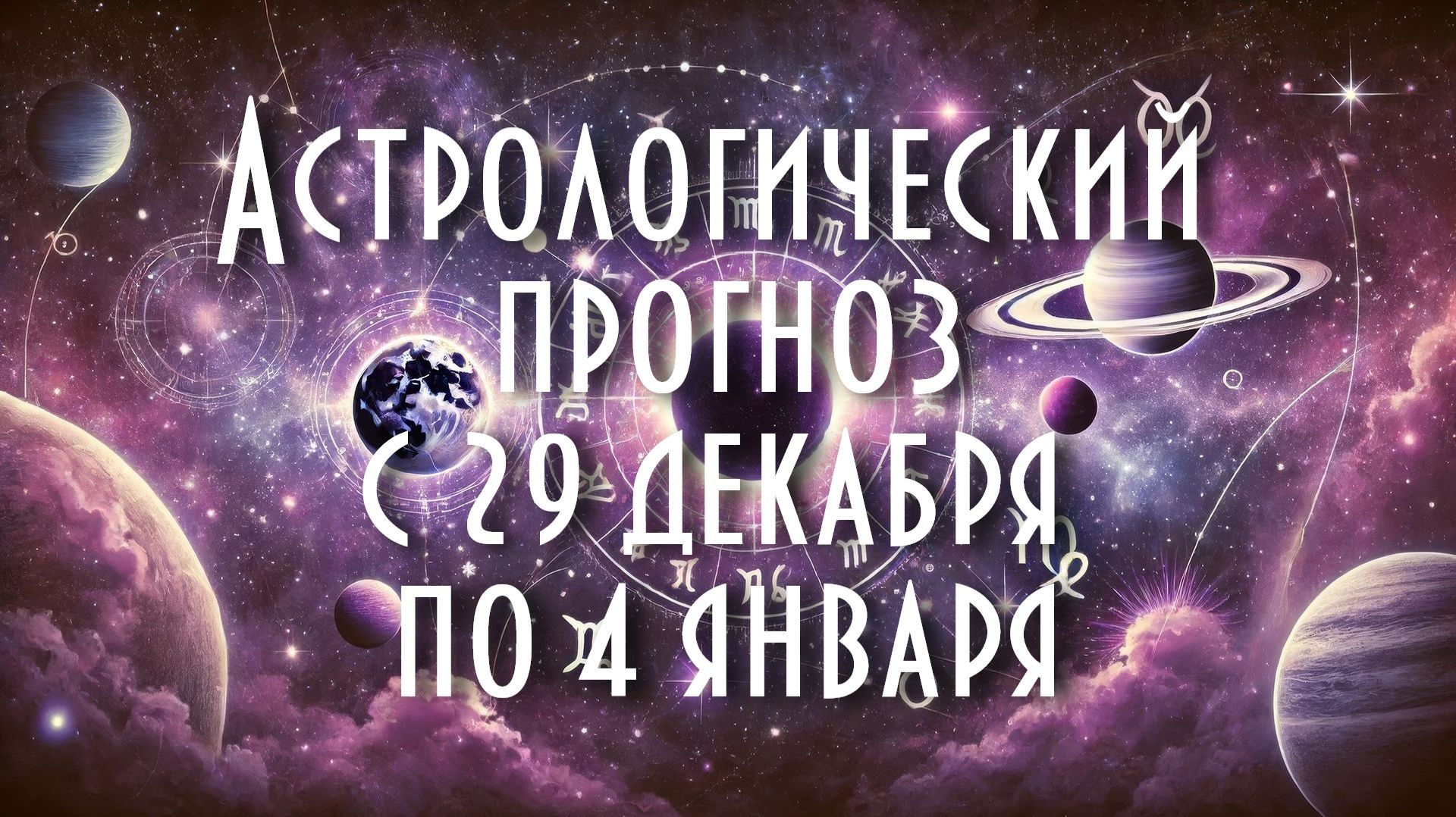 Астрологический прогноз с 29 декабря по 4 января 2026 #астрология #таро #астропрогноз