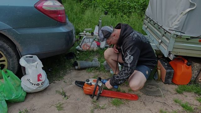 Приключение с друзьями на Оке.День 1.