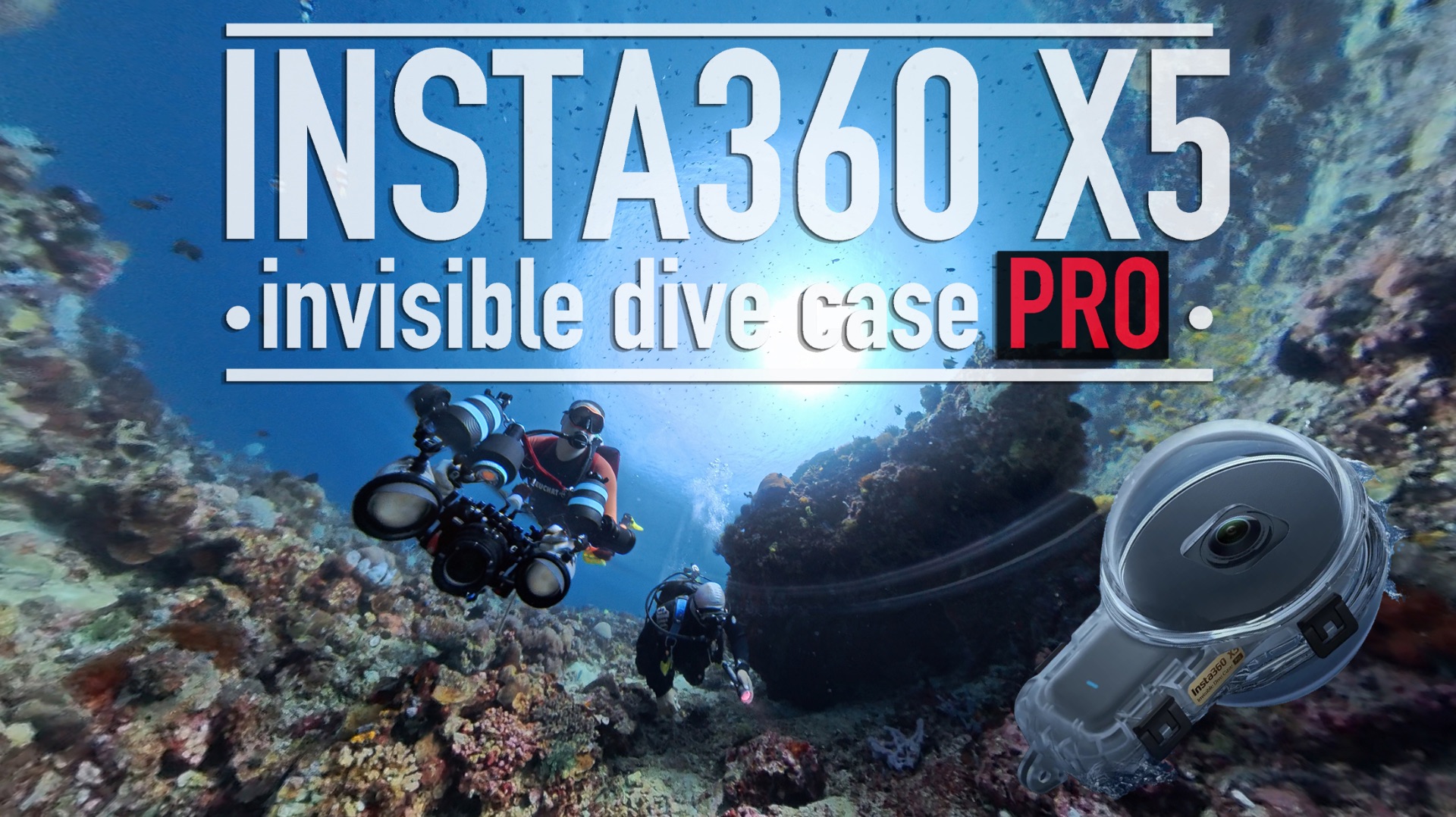 Обзор Insta 360 X5 Invisible Dive Case PRO