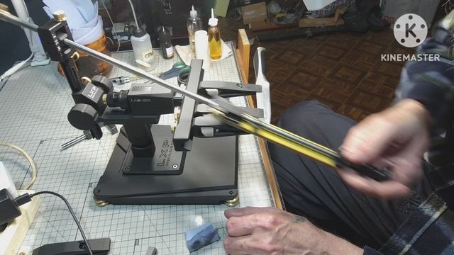 Первая заточка на LXP MC 25. Первое тестирование Яшмы на микроподводе.