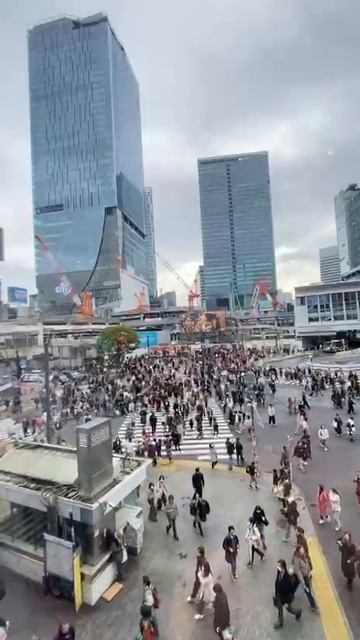 Перекресток Сибуя в Токио