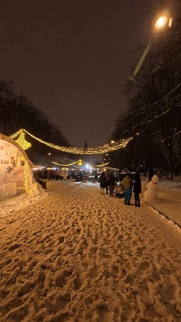 Новогодняя атмосфера, Калининград 1 января 2026.
