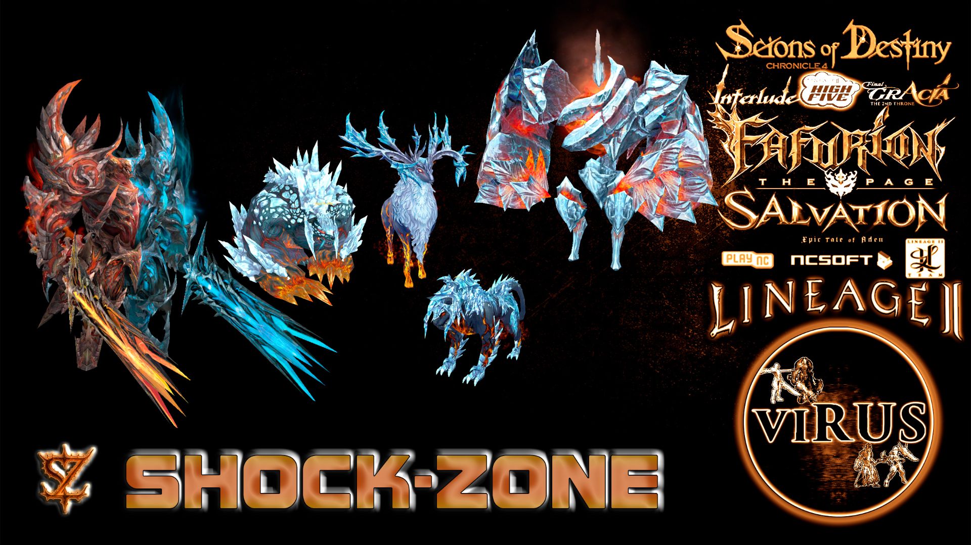 New Monsters For The Www.Shock-Zone.Net Server. LINEAGE II-Interlude ◄√i®uS►