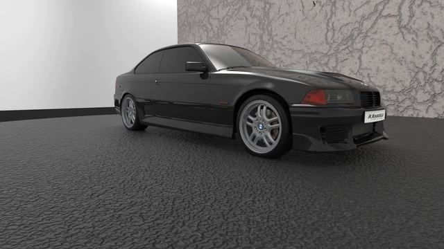 RK BMW M3 Wolf N(video) #project #3d #modeling #carbon