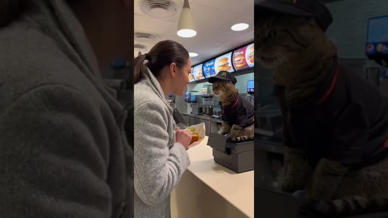 The McDonald's Cat #ai #cats #aicat #cat #catcute #cutecat