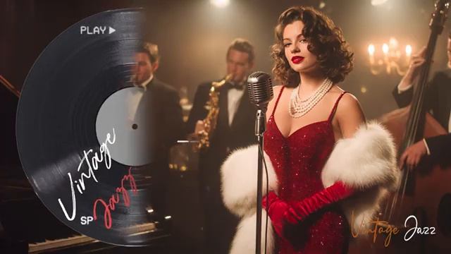 Расслабляющий Винтажный джаз – Уютная зимняя Ретро-классика 1950-х годов, ностальгические флюиды