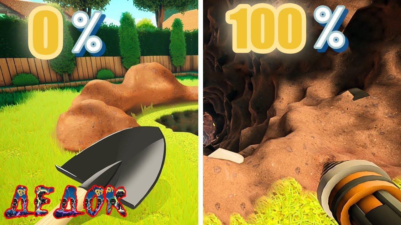 Я прошел A Game About Digging A Hole на 100%