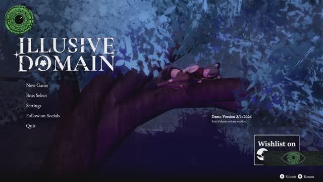 Illusive Domain — ГЕЙМПЛЕЙ БЕЗ КОММЕНТАРИЕВ ⚔️ СЛОЖНЕЕ Dark Souls? Игра Волчицы-Ниндзя⚡Выход в 2026