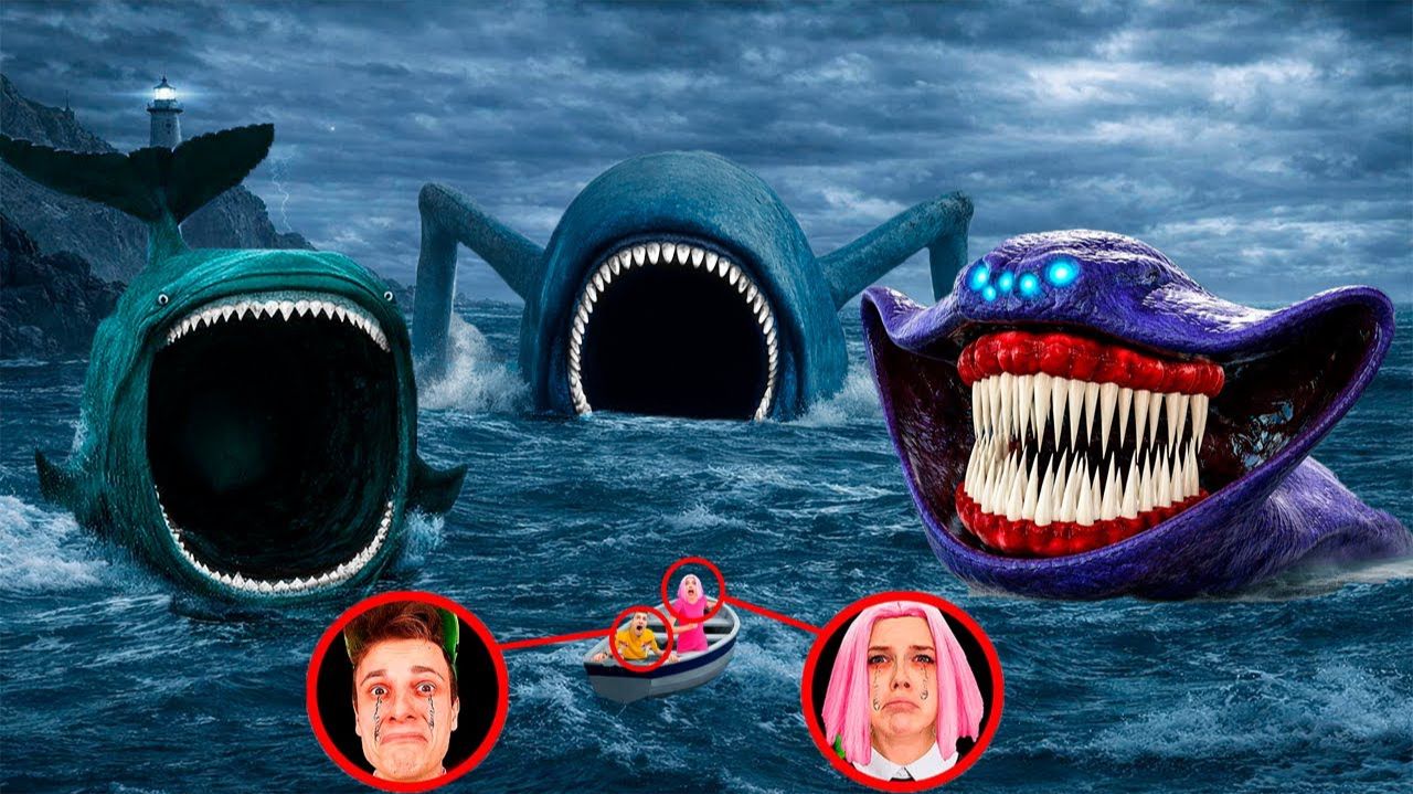 МОЙ ДРОН СНЯЛ EL GRAN MAJA, BLOOP, SPRUNKI EATER, MEGALODON, SEA EATER В РЕАЛЬНОЙ ЖИЗНИ!!!