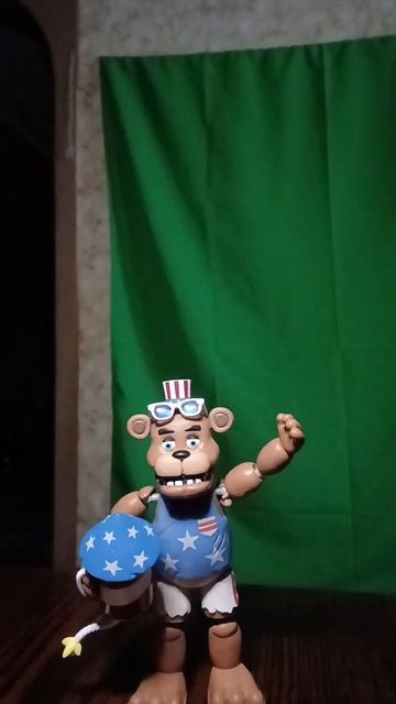 Фейрверк Фредди фигурка, остановить движение, Stop Motion.