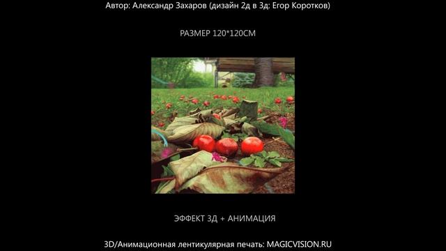 3Д Анимационный постер BrandyWine, печать MagicVision.Ru (стерео варио)