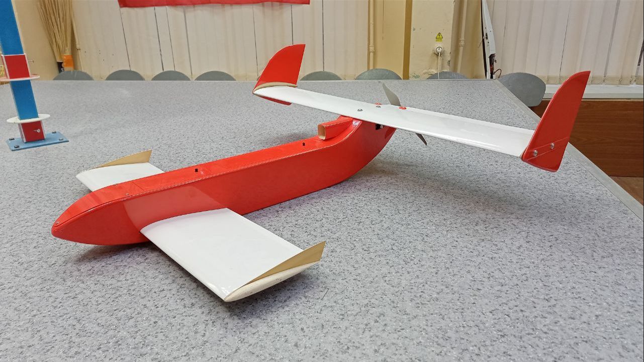 Беспилотный летательный аппарат «Пиранья» с тандемным расположением крыльев.