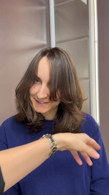 Окрашивание COLOR RETURN и объемная стрижка для вьющихся волос