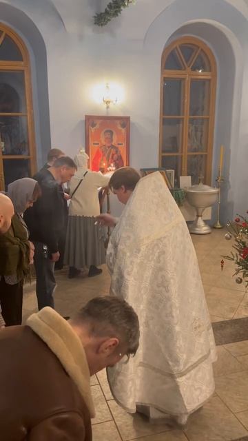 Ночная Рождественская служба в Ассаурово