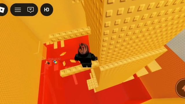 попробовал пройти сложный паркур (прошел только половину) #roblox #shorts