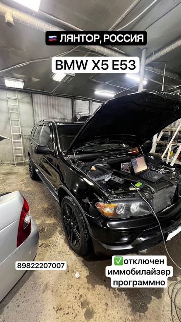 BMW X5 E53 отключение иммо