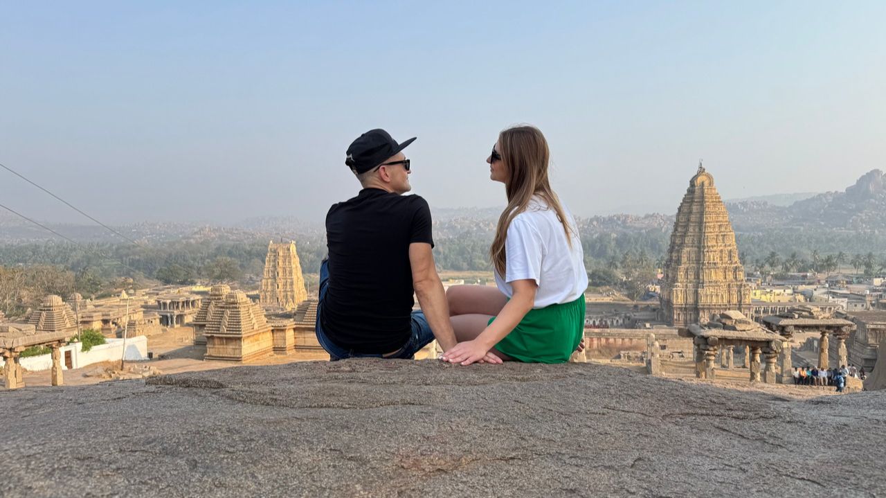 3 часть Индия 2025г. Хампи, Храм Вирупакши, Храм Виттхала #Hampi #Хампи #Виджаянагара