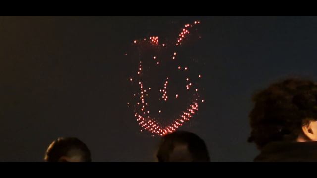 Световое шоу дронов в Дубае 1 часть