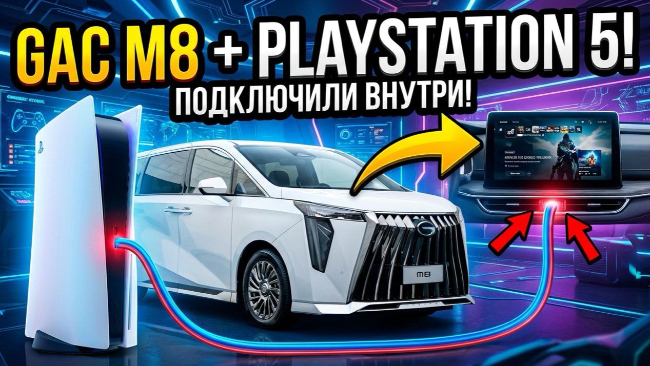 GAC M8 + PS 5 Подключили внутри !