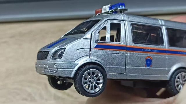 Газ Газель Ll(l)'2003 МЧС Служебная. 1-43. Игрушка 2025