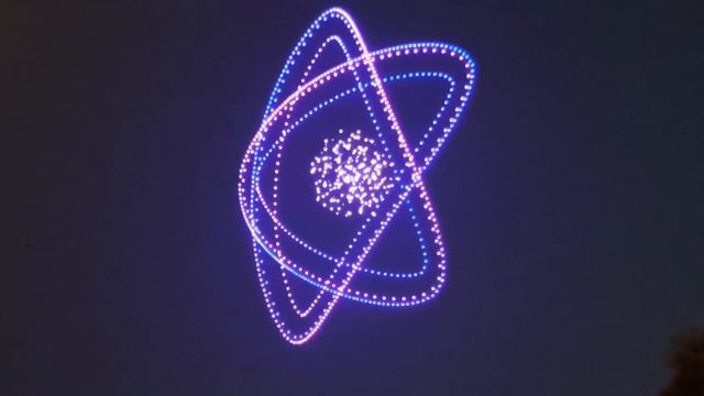 Световое шоу дронов в Дубае 1 часть(клип)